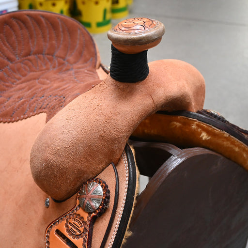 14.5" TESKEY'S ROPING SADDLE Saddles - New Teskey's Saddlery