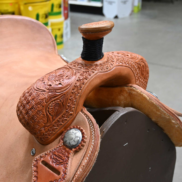 16" TESKEY'S TEAM ROPING SADDLE