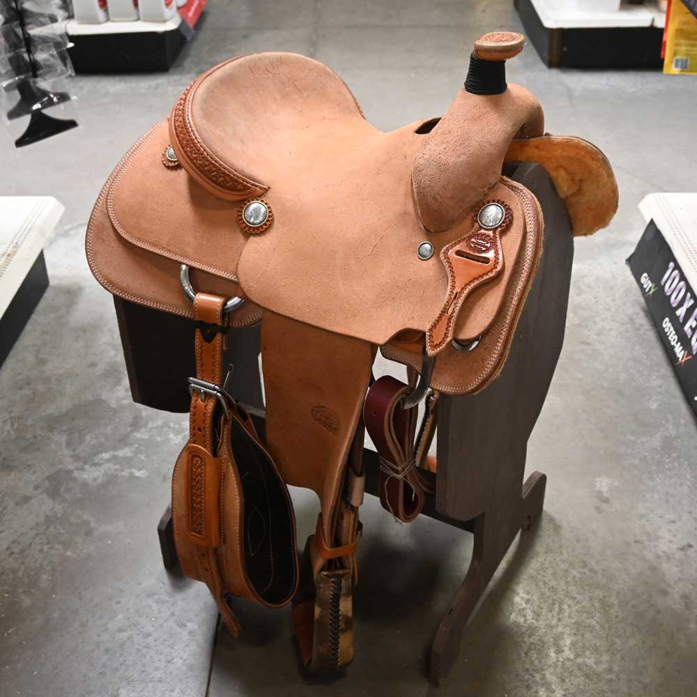 14.5" TESKEY'S ROPING SADDLE Saddles Teskey's Saddlery