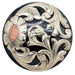 Silver Sunflower Scroll Screw Back Concho Tack - Conchos & Hardware MISC