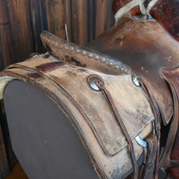 14.5" USED DIAMOND D RANCH SADDLE Saddles - Used Diamond D Saddles