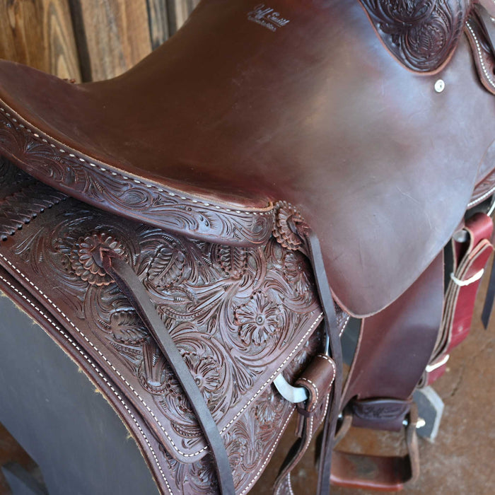 15.5" LIGHTLY USED JEFF SMITH RANCH CUTTING SADDLE