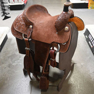 15" PATRICK SMITH ROPING SADDLE Saddles Patrick Smith