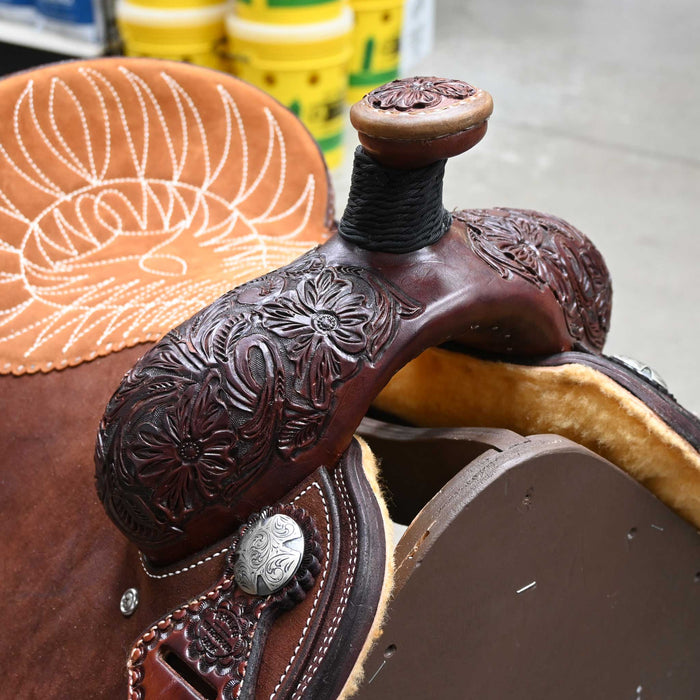 13.5" TESKEY'S TEAM ROPING SADDLE