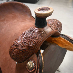 15" PATRICK SMITH ROPING SADDLE Saddles Patrick Smith