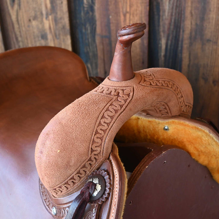 15" JEFF SMITH BEAU GALYEAN CUTTING SADDLE