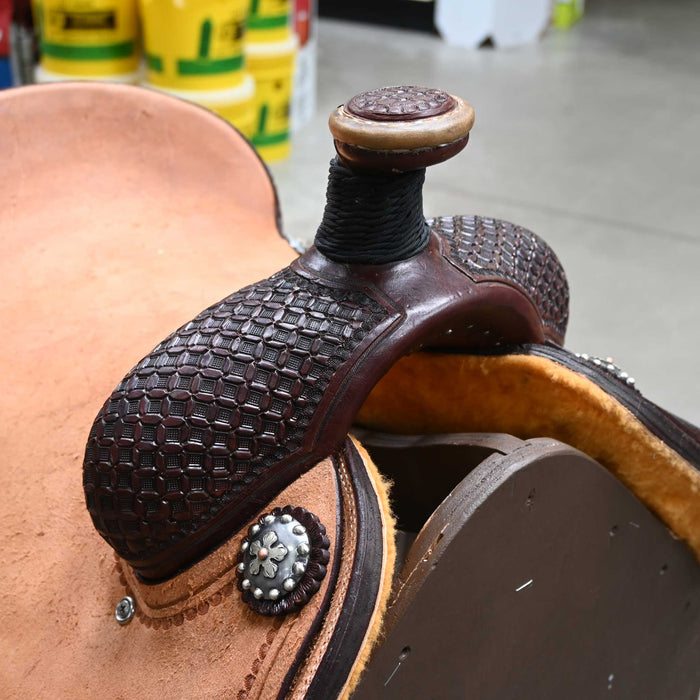 14" PATRICK SMITH TEAM ROPING SADDLE