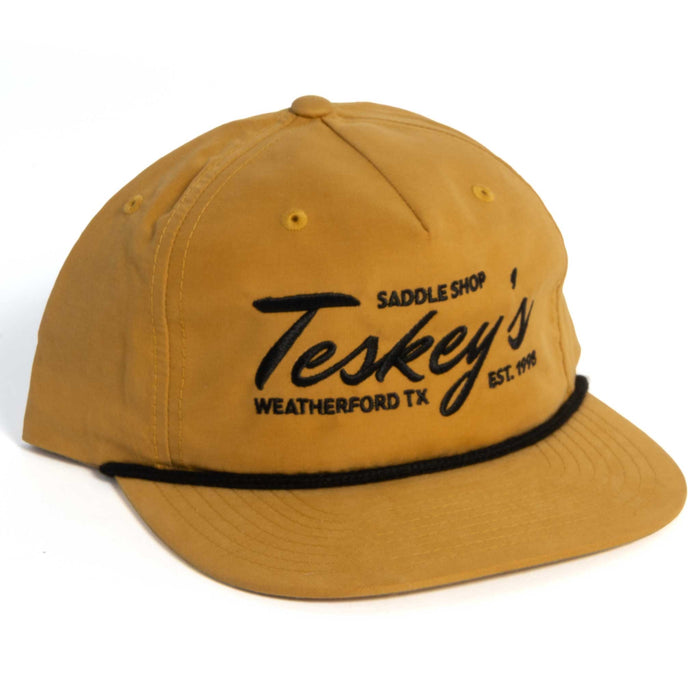 Teskey's Embroidery Rope Cap - Biscuit/Black TESKEY'S GEAR - Baseball Caps Teskey's