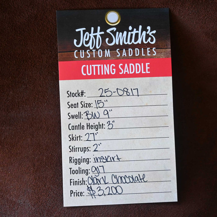 15" JEFF SMITH BUSTER WELCH CUTTING SADDLE