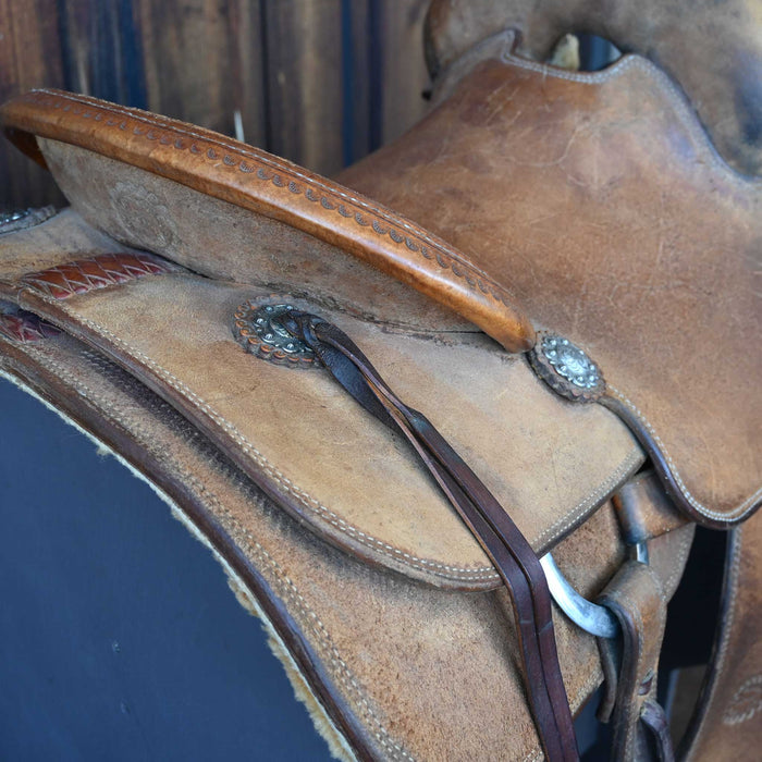 15.5" USED TAD SANDERS RANCH SADDLE