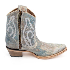 Circle G Blue Embroidery Ankle Boot WOMEN - Footwear - Boots - Booties Corral Boots