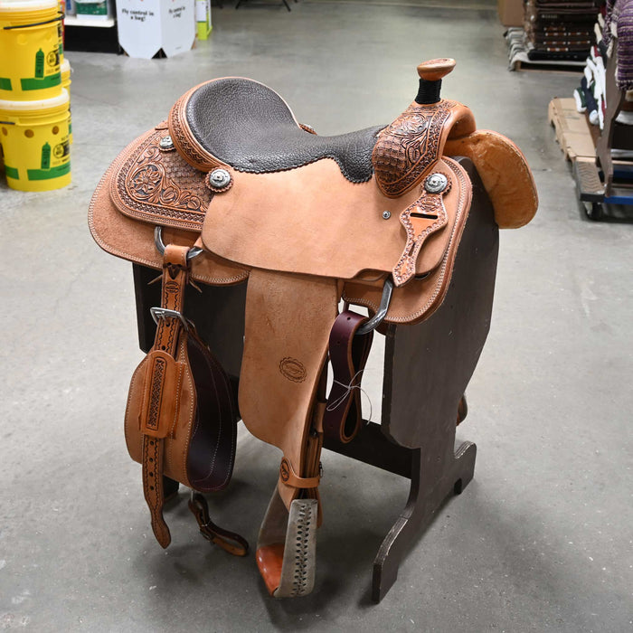 16" TESKEY'S TEAM ROPING SADDLE