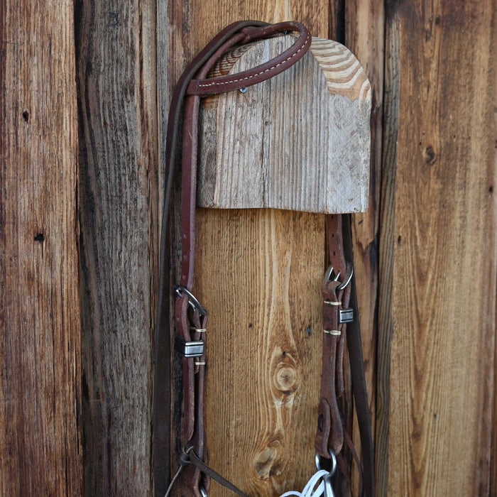 Josh Ownbey Slow Twist Hinge Port Bridle Rig w/Single Ear Headstall