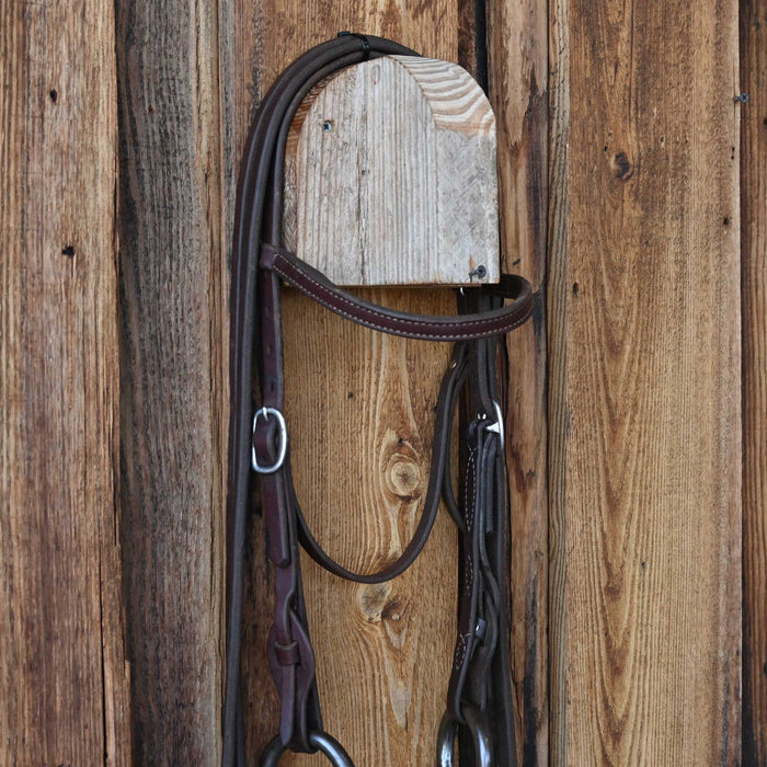 3lb. O-Ring Twisted Wire Snaffle Bridle Rig w/Browband Headstall Tack - Rigs misc