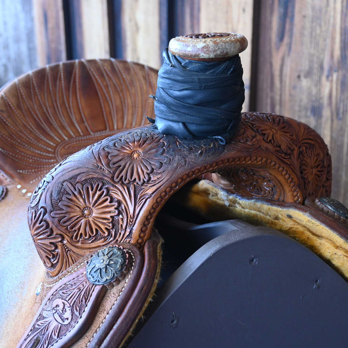 14" USED EQUITECH ROPER SADDLE