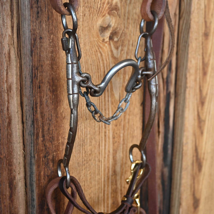 Josh Ownbey Ported Chain Bridle Rig w/Single Ear Headstall