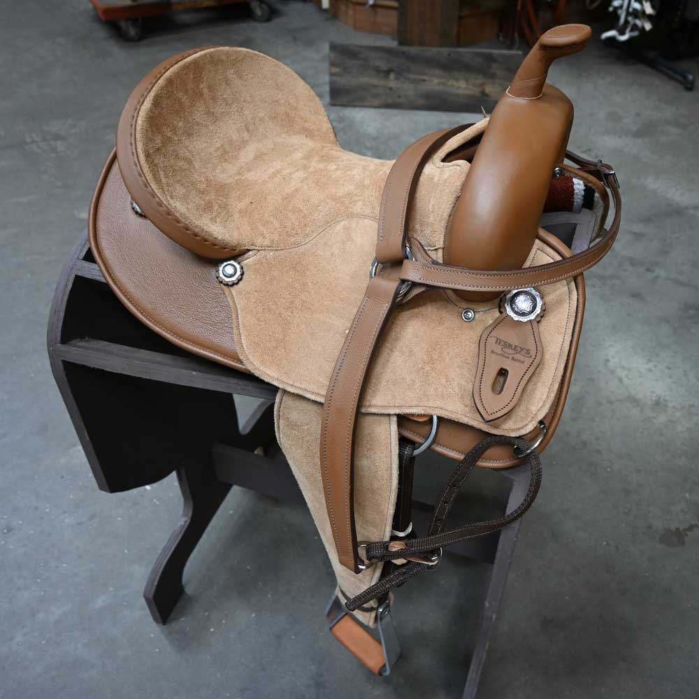 14" TESKEY'S BRAZILIAN BARREL SADDLE