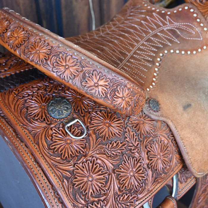 14" USED EQUITECH ROPER SADDLE