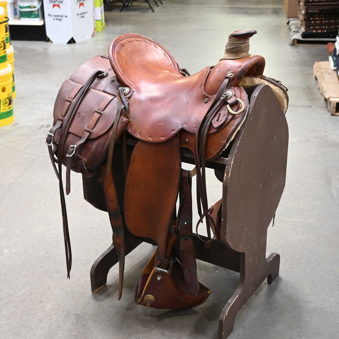 15.5" USED McCLINTOOK WADE SADDLE Saddles - Used McClintook