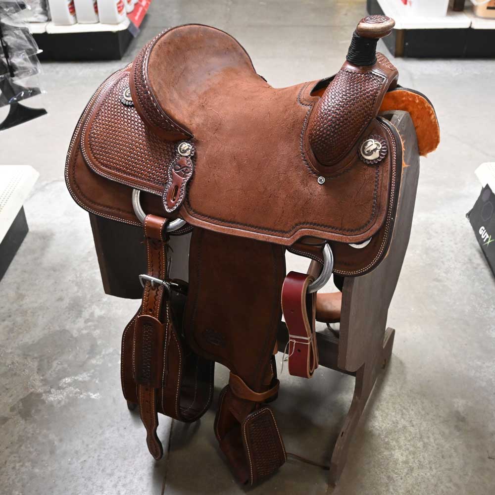 14" PATRICK SMITH ROPING SADDLE Saddles Patrick Smith