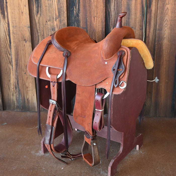 15" JEFF SMITH BEAU GALYEAN CUTTING SADDLE