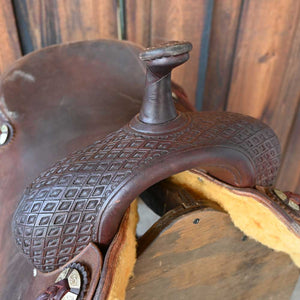 16" USED JEFF SMITH CUTTING SADDLE Saddles Jeff Smith   