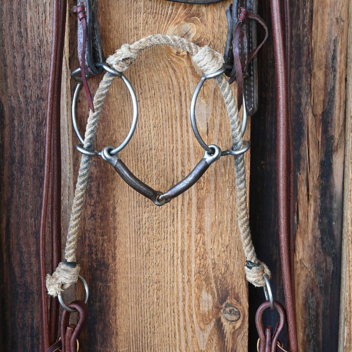 O-Ring Snaffle Combo Bridle Rig w/Browband Headstall Tack - Rigs misc