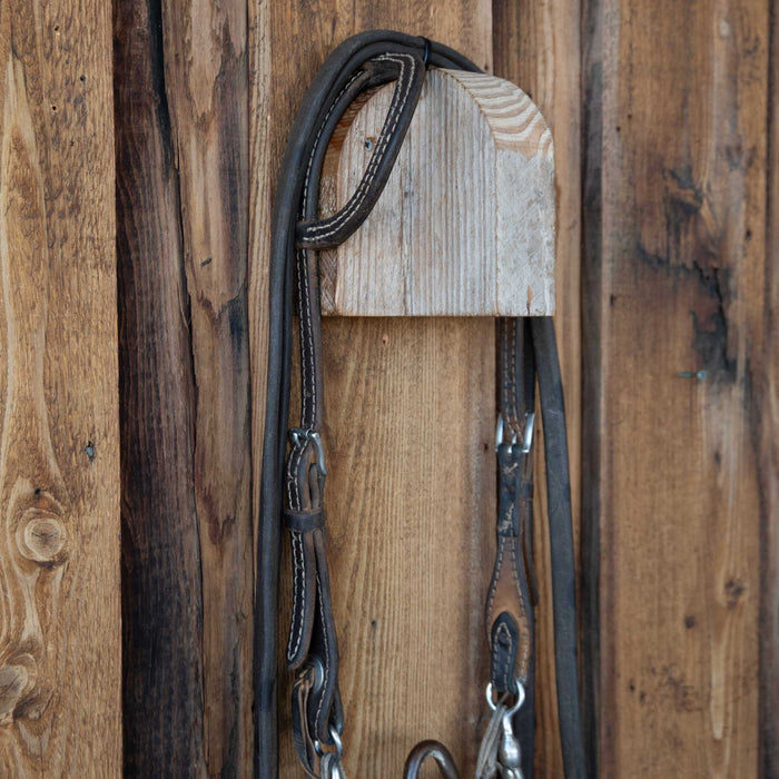 Cow Horse Supply Solid Port Bridle Rig w/Single Ear Headstall