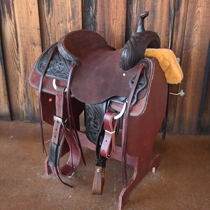 15.5" JEFF SMITH BUSTER WELCH CUTTING SADDLE