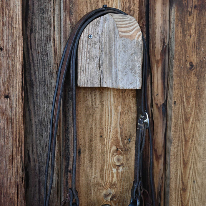 Cow Horse Supply Solid Port Bridle Rig w/Split Ear Headstall