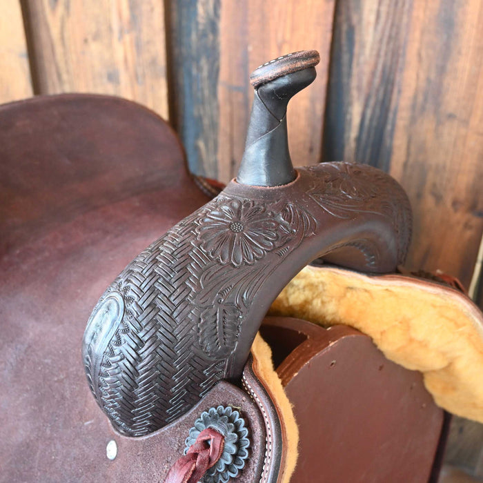 15.5" JEFF SMITH BUSTER WELCH CUTTING SADDLE