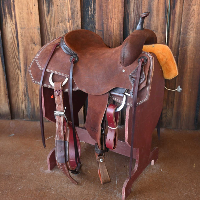 15.5" JEFF SMITH BEAU GALYEAN CUTTING SADDLE