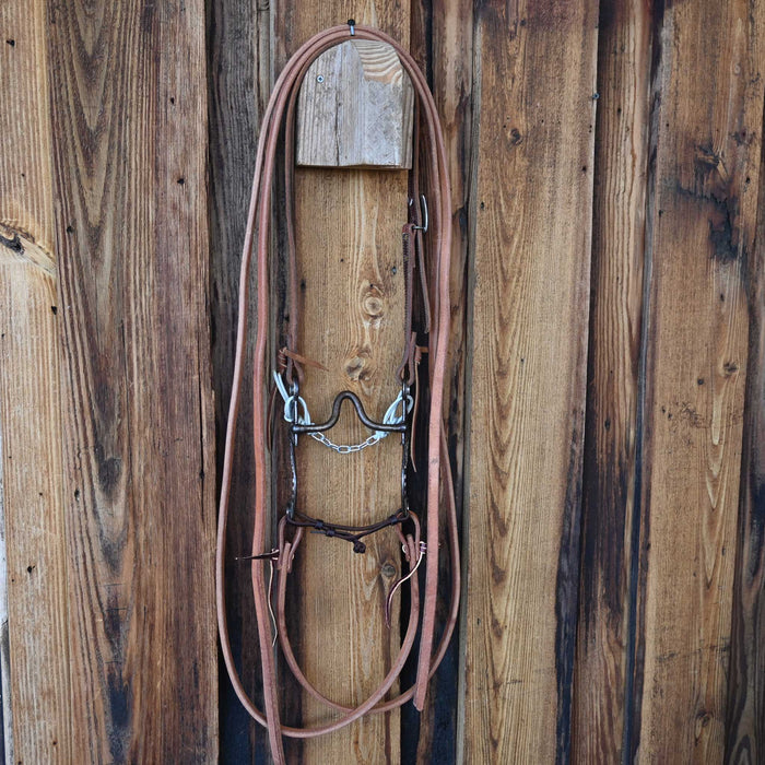 Jason Sinclair Solid Port Bridle Rig w/Split Ear Headstall