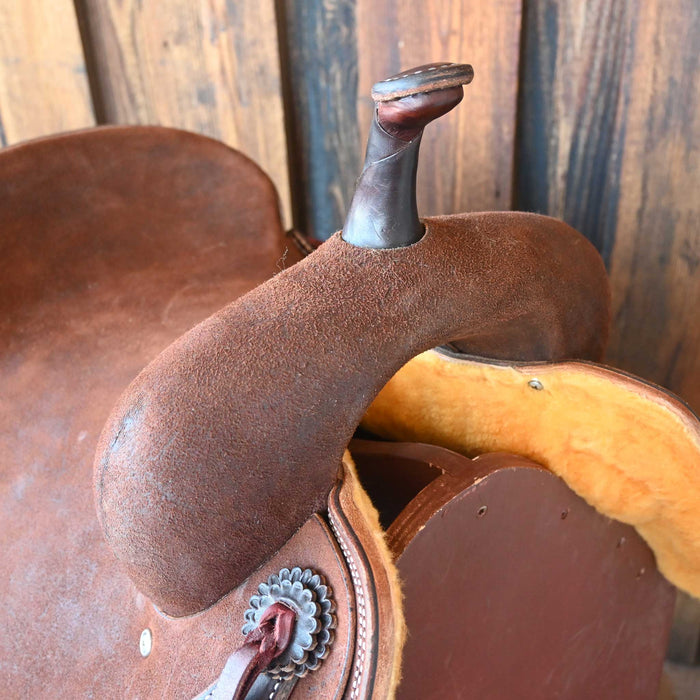 15.5" JEFF SMITH BEAU GALYEAN CUTTING SADDLE