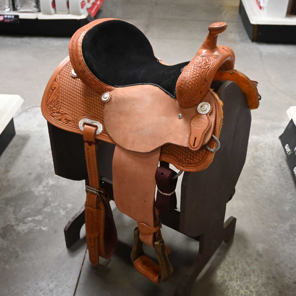 14.5" TESKEY'S COMPETITION SERIES BARREL SADDLE Saddles TESKEY'S SADDLERY LLC