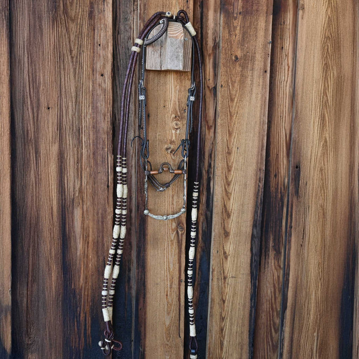 Les Vogt Solid Port Bridle Rig w/Copper Bars & Roller
