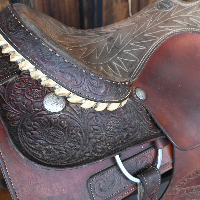 15.5" USED BILLY COOK ROPER SADDLE