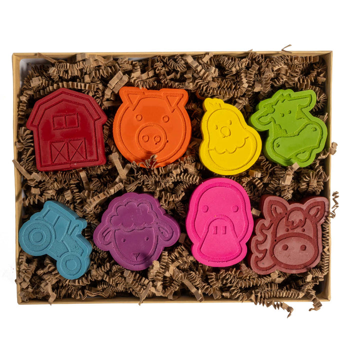 Barnyard Crayons Gift Box