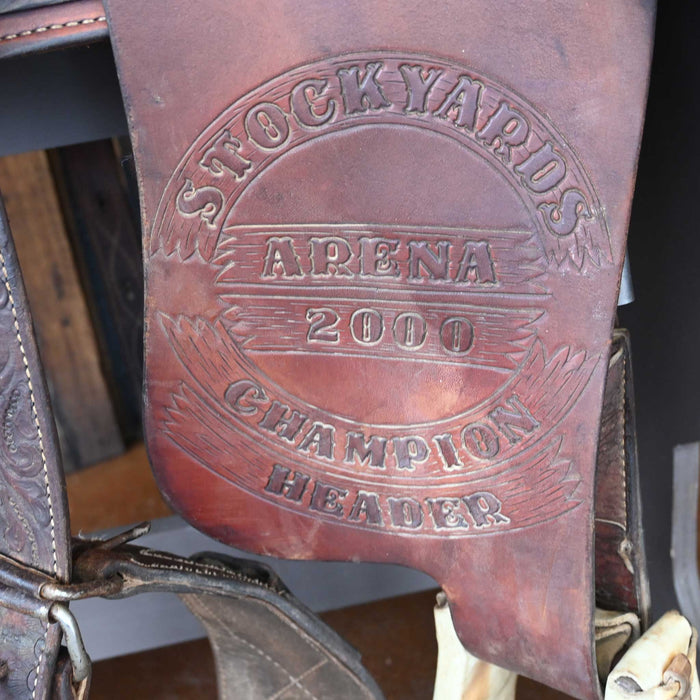 15.5" USED BILLY COOK ROPER SADDLE