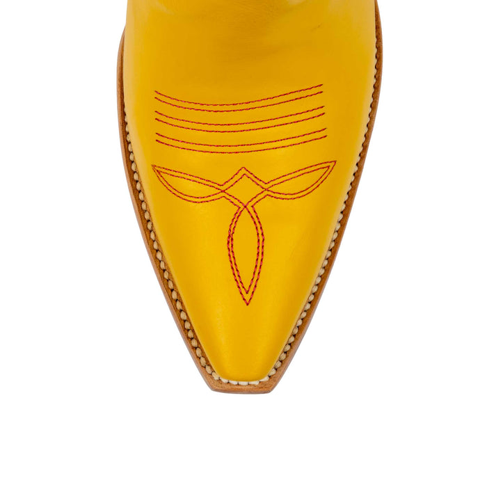 Yippie Ki Yay Yellow Flower Power Bootie