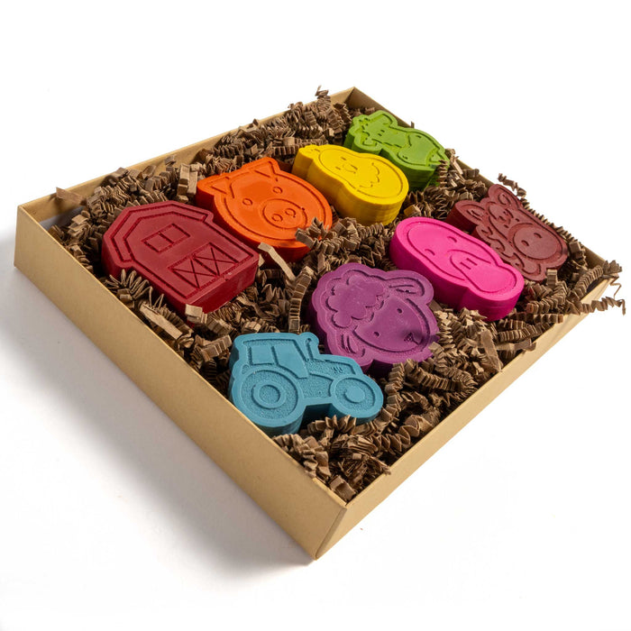 Barnyard Crayons Gift Box