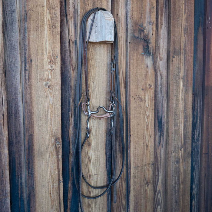 Barret Solid Port Bridle Rig w/Split Ear Headstall