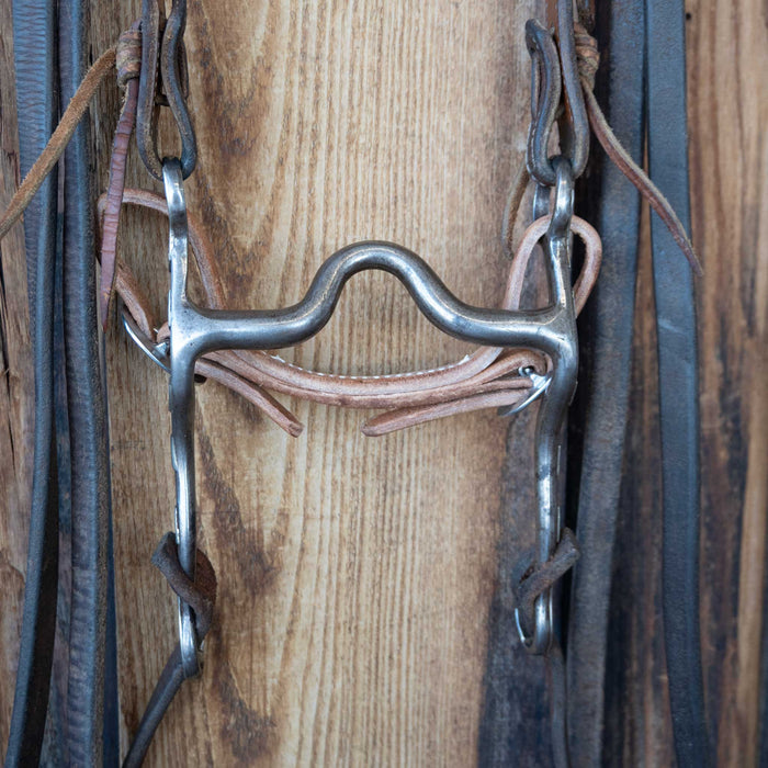 Barret Solid Port Bridle Rig w/Split Ear Headstall
