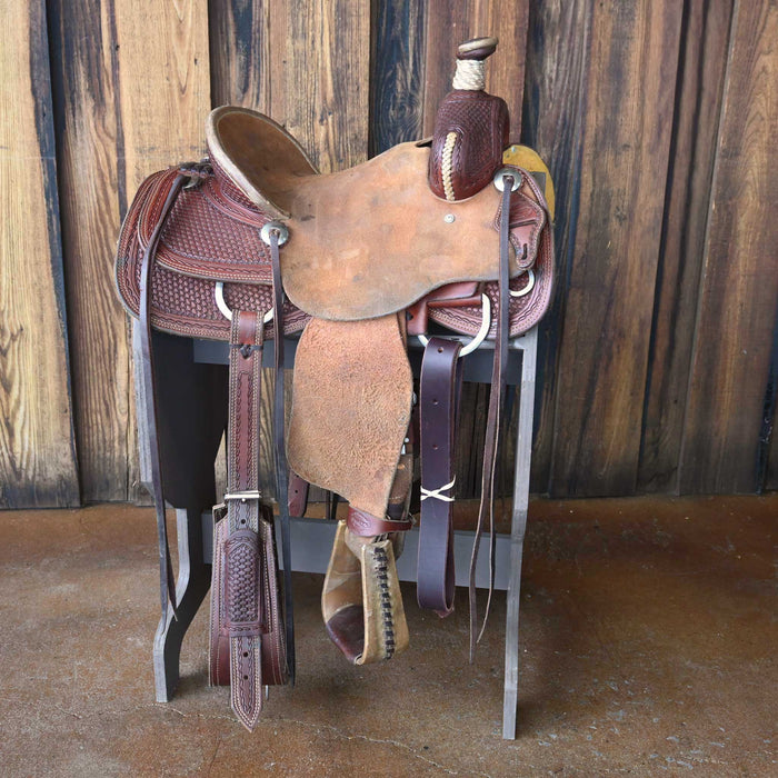 13" USED TESKEY'S RANCH ASSOCIATION SADDLE Saddles - Used Teskey's Saddlery