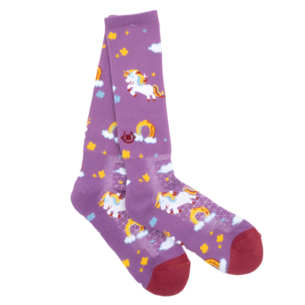 Lucky Chuck "Lucky Unicorns" Performance Socks WOMEN - Clothing - Intimates & Hosiery Lucky Chuck