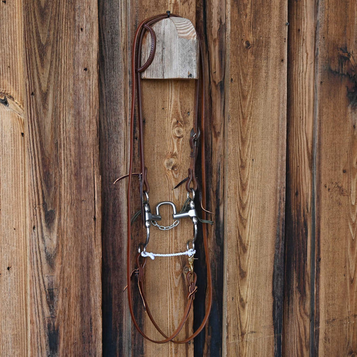 Cow Horse Supply LB Correction Bridle Rig w/All New Leather Tack - Rigs Cow Horse Supply