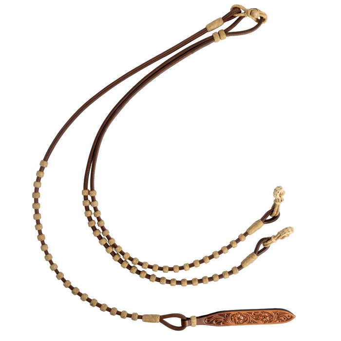 Teskey's Leather Romel Reins w/ Rawhide