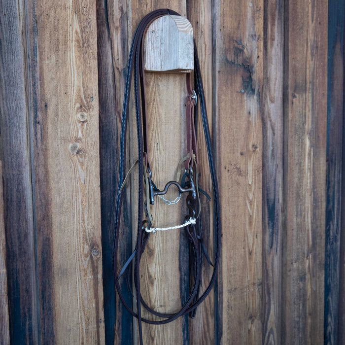 Wiggins Solid Port Bridle Rig w/All New Leather