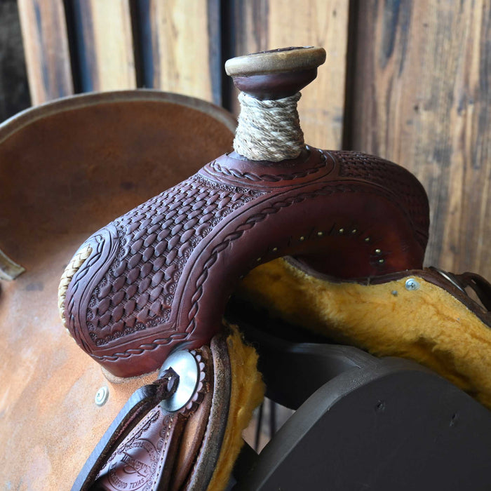 13" USED TESKEY'S RANCH ASSOCIATION SADDLE Saddles - Used Teskey's Saddlery