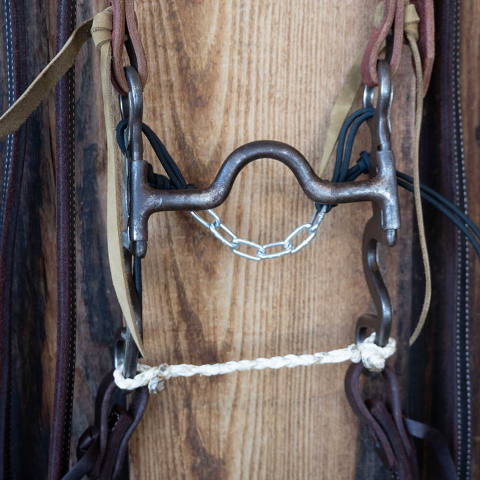 Wiggins Solid Port Bridle Rig w/All New Leather
